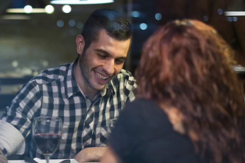 Happy Speed Dating Couple Meeting In Tucson